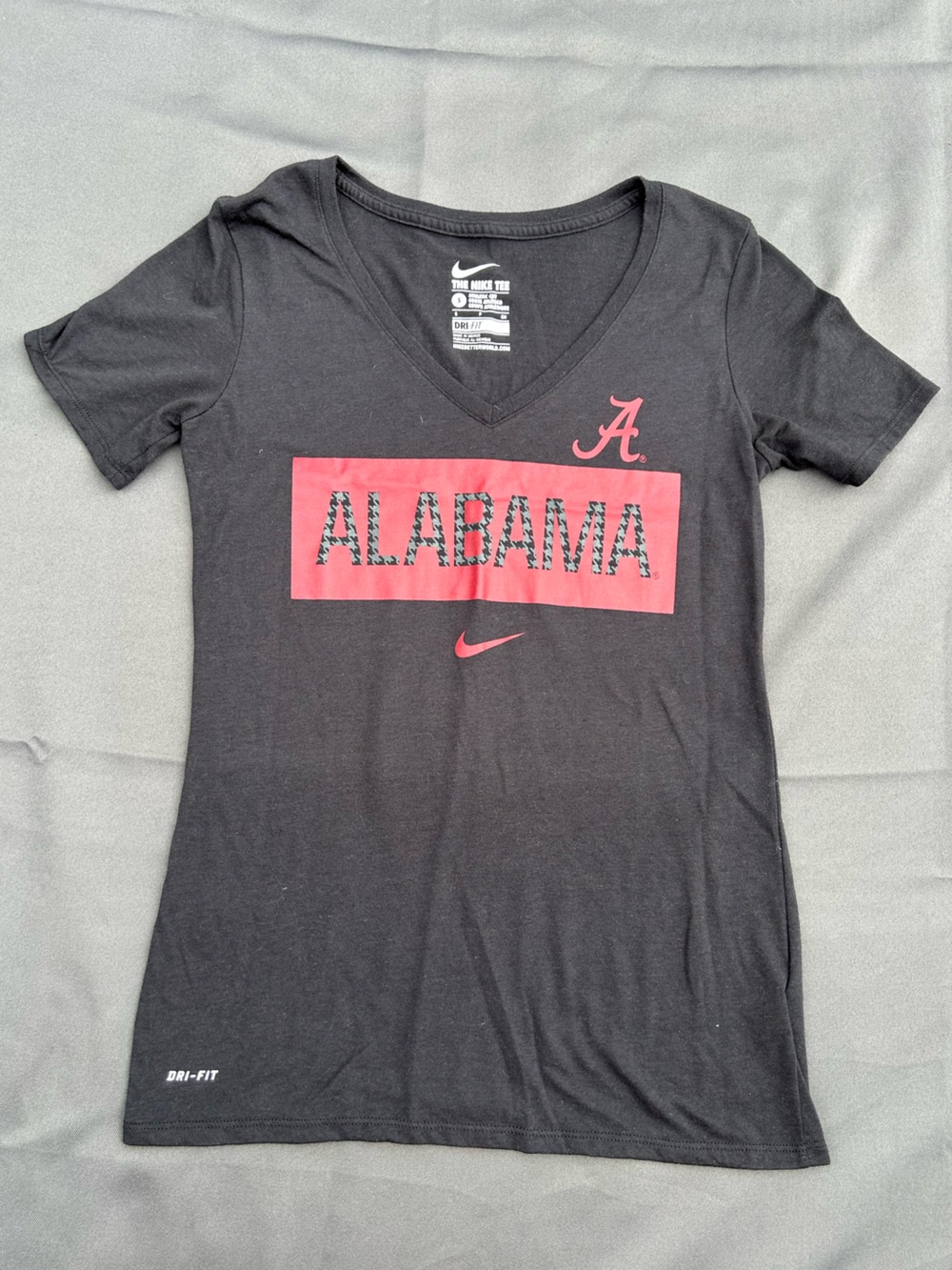 Nike Black Womens Alabama Crimson V-Neck Legend T-Shirt